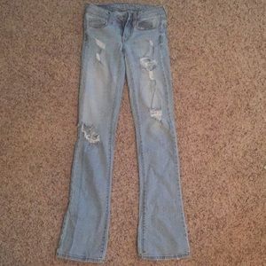 AEO American Eagle Skinny Kick jeans 00 Long